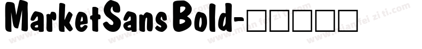 MarketSans Bold字体转换